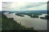 Pikes Peak Park (Iowa) - View of the Mississippi River and Wisconsin