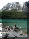 Amber at Lake Louise.