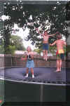 Trampoline at  Aaron's  house in Texas.