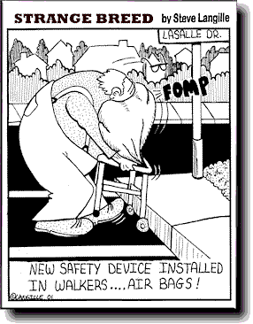 Strange Breed's weekly cartoon